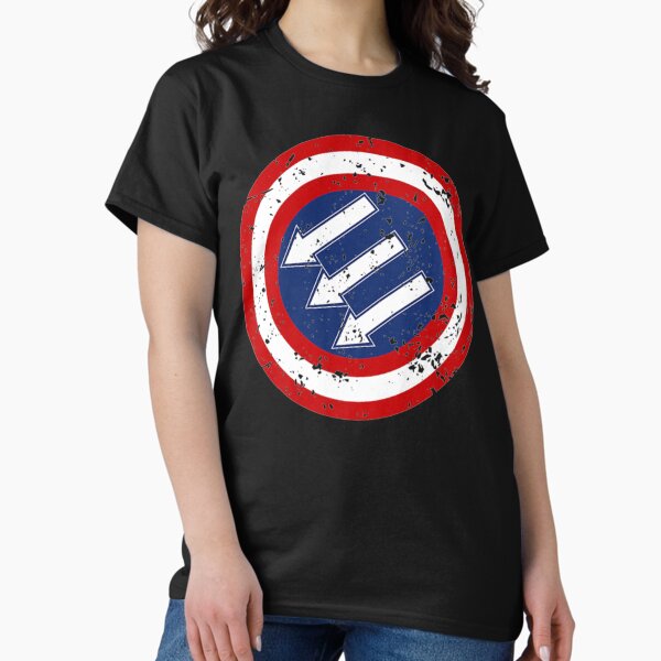 Item preview, iron front shirt style vintage american flag symbol premium designed and sold by MoonBugCo.