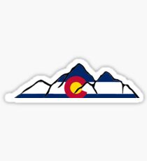Colorado Mountain outline Sticker