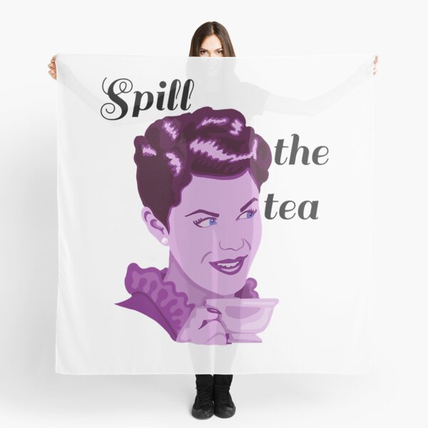 People Classic Let’S Gossip Girls Vintage Style Art Scarf