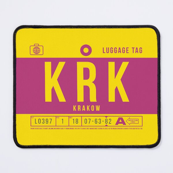 Item preview, Luggage Tag B - KRK Krakow Poland designed and sold by VoodooCircus.