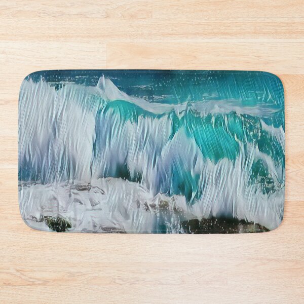 Artikelvorschau, WAVY OCEAN PAINTING entworfen und verkauft von KatisDesign.