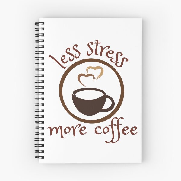 Item preview, Less Stress More Coffee l coffee lover l I Need Coffee l Extra Large Coffee Lover designed and sold by kpluslk.