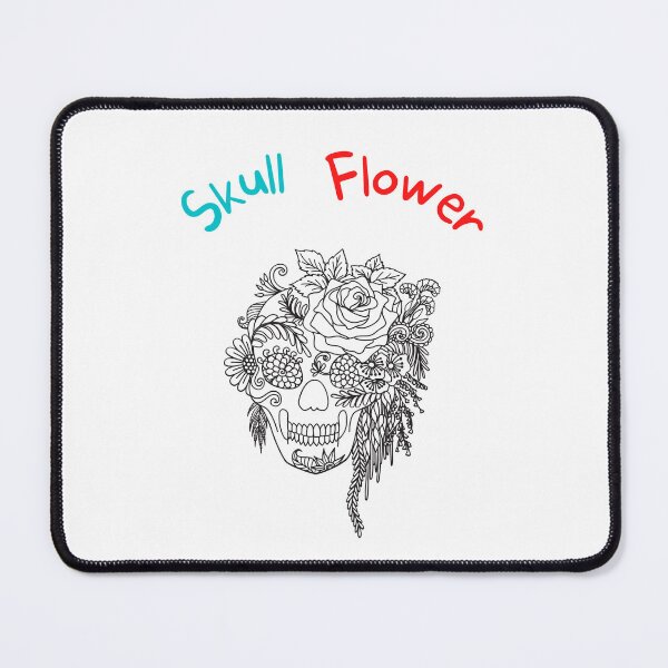 Item preview, memento vivere , skull flower designed and sold by ROBOUE.