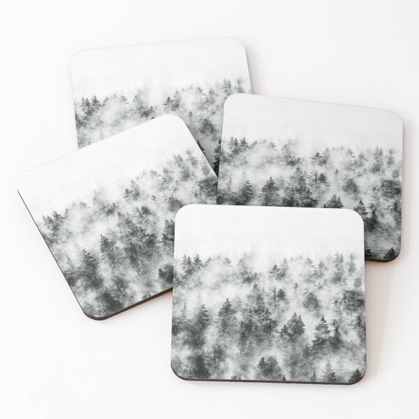 Item preview, Everyday // You Are So You In A Dark Misty Wilderness Fairytale Forest With Cascadia Trees Covered In Fog designed and sold by Tordis Kayma.