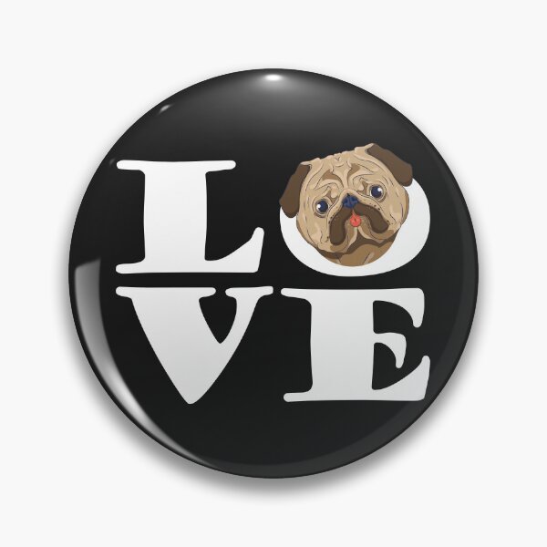 Item preview, Pugs Love Pug Cara Pug Cabeza designed and sold by Pugstuff.
