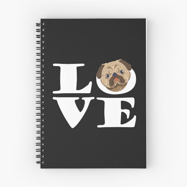 Item preview, Pugs Love Pug Face Pug Head designed and sold by Pugstuff.