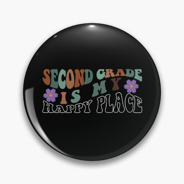 Item preview, second grade is my happy place designed and sold by YA-ART.