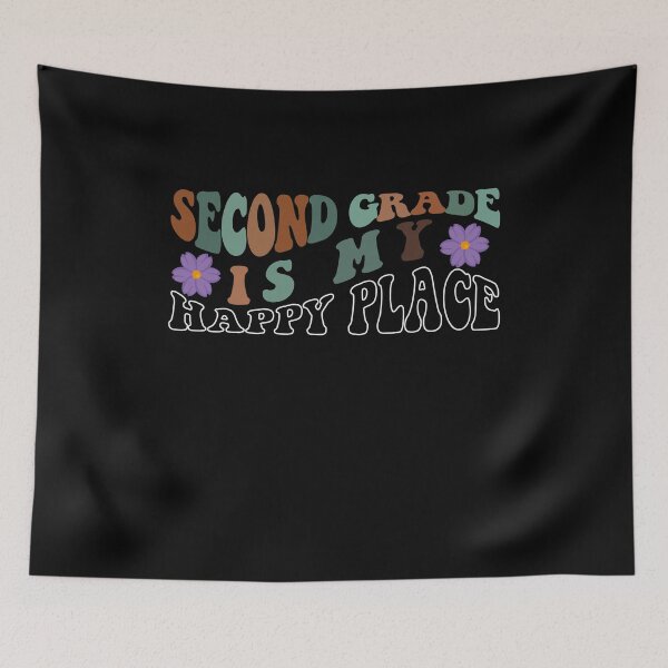 Item preview, second grade is my happy place designed and sold by YA-ART.