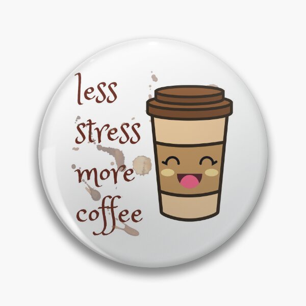 Item preview, Less Stress More Coffee l coffee lover l I Need Coffee l Extra Large Coffee Lover designed and sold by kpluslk.