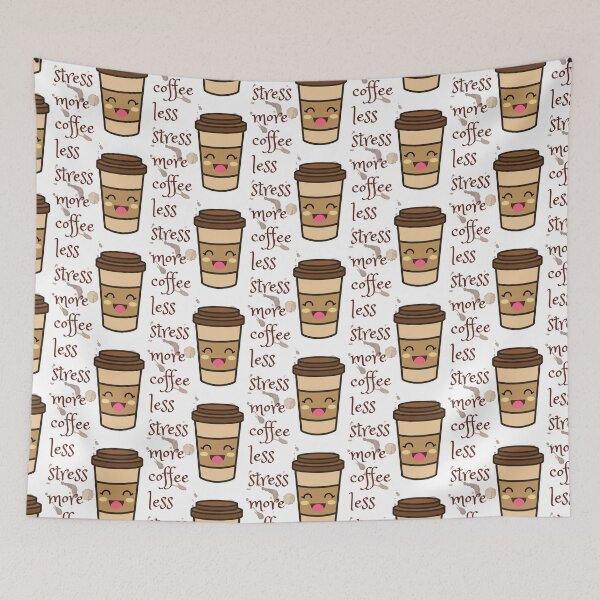Item preview, Less Stress More Coffee l coffee lover l I Need Coffee l Extra Large Coffee Lover designed and sold by kpluslk.