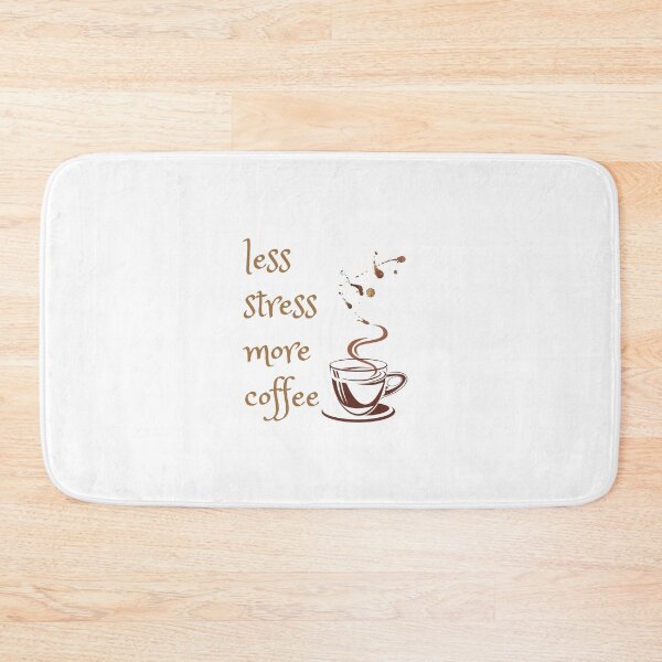 Item preview, Less Stress More Coffee l coffee lover l I Need Coffee l Extra Large Coffee Lover designed and sold by kpluslk.