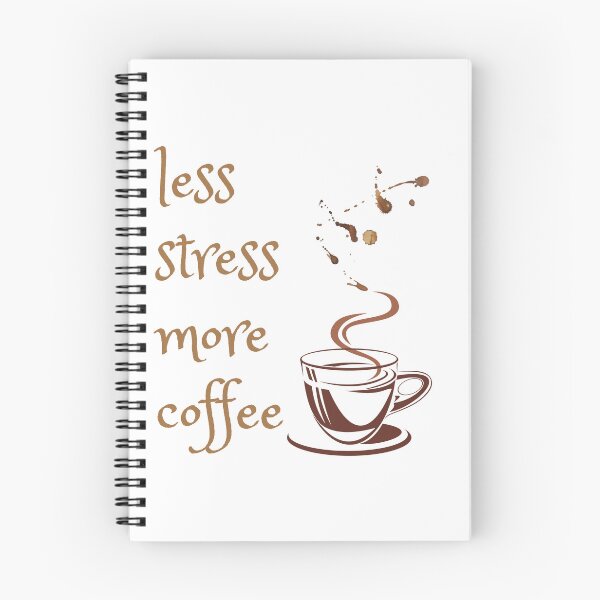 Item preview, Less Stress More Coffee l coffee lover l I Need Coffee l Extra Large Coffee Lover designed and sold by kpluslk.