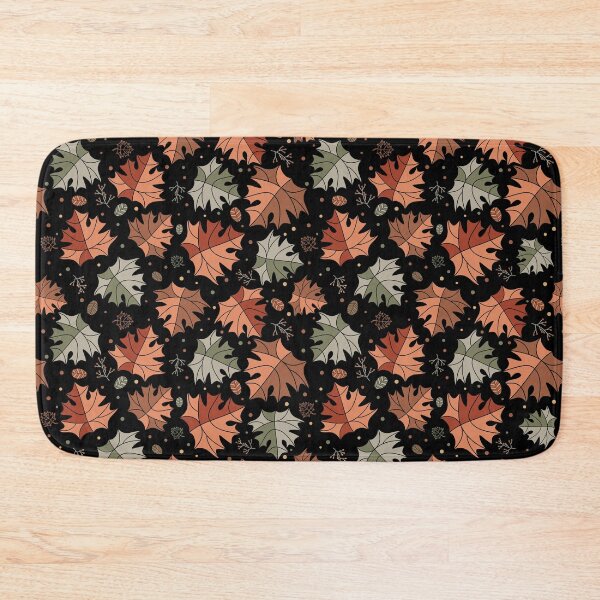 Item preview, Wine Maple Leaves - Fall Autumn orange red pattern designed and sold by The Patootoos.