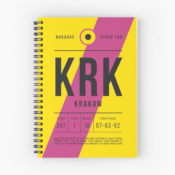 Item preview, Luggage Tag E - KRK Krakow Poland designed and sold by VoodooCircus.