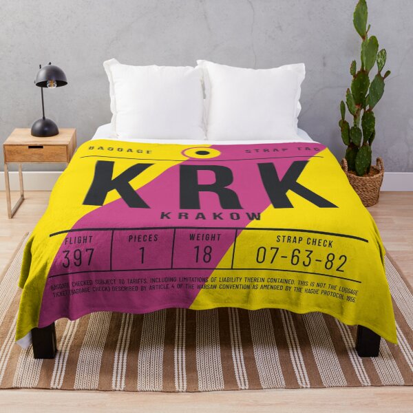 Item preview, Luggage Tag E - KRK Krakow Poland designed and sold by VoodooCircus.