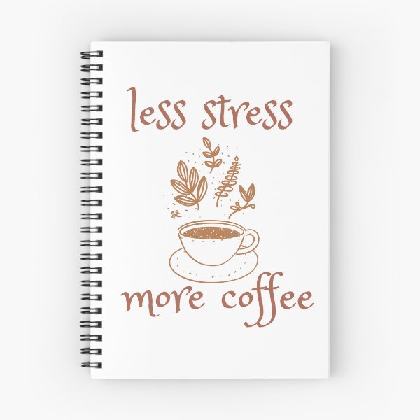 Item preview, Less Stress More Coffee l coffee lover l I Need Coffee l Extra Large Coffee Lover designed and sold by kpluslk.