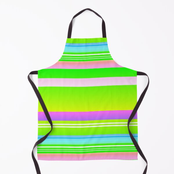 Item preview, Lime green multicolor stripes | lime green color combination designed and sold by lausn.