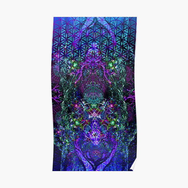 Hands To The Cosmos Poster
