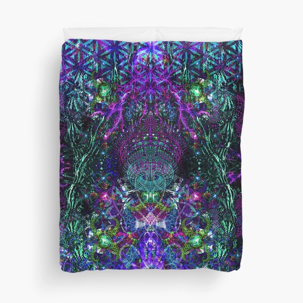 Hands To The Cosmos Duvet Cover