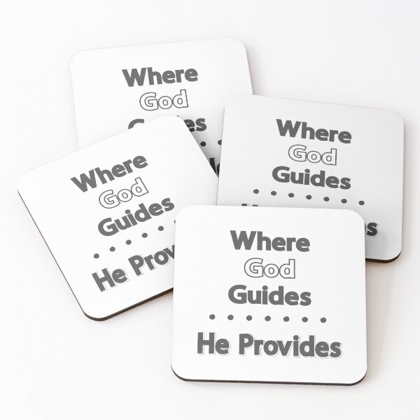 Item preview, Christian Design - Where God Guides He Provides designed and sold by simplydesignart.