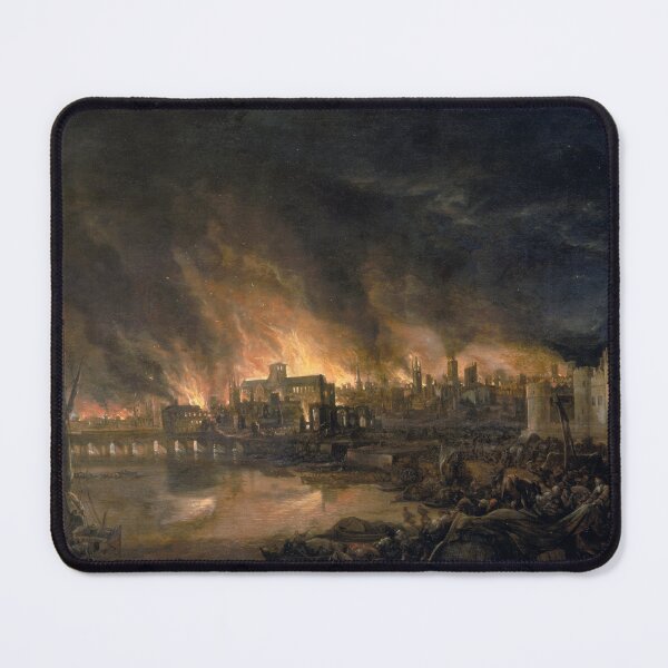 Item preview, The Great Fire of London Painting designed and sold by cheesegod696969.