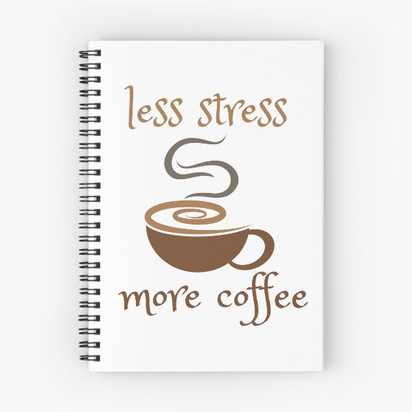 Item preview, Less Stress More Coffee l coffee lover l I Need Coffee l Extra Large Coffee Lover designed and sold by kpluslk.
