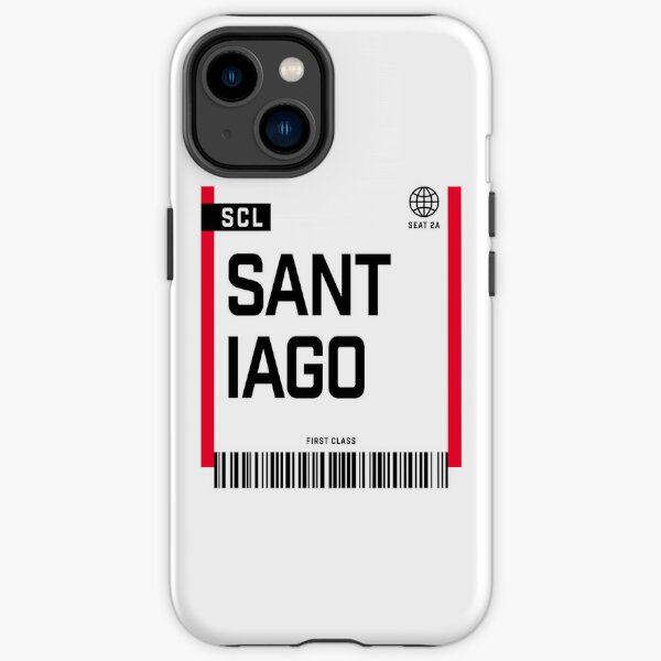 Santiago de Chile SCL Boarding Pass iPhone Tough Case