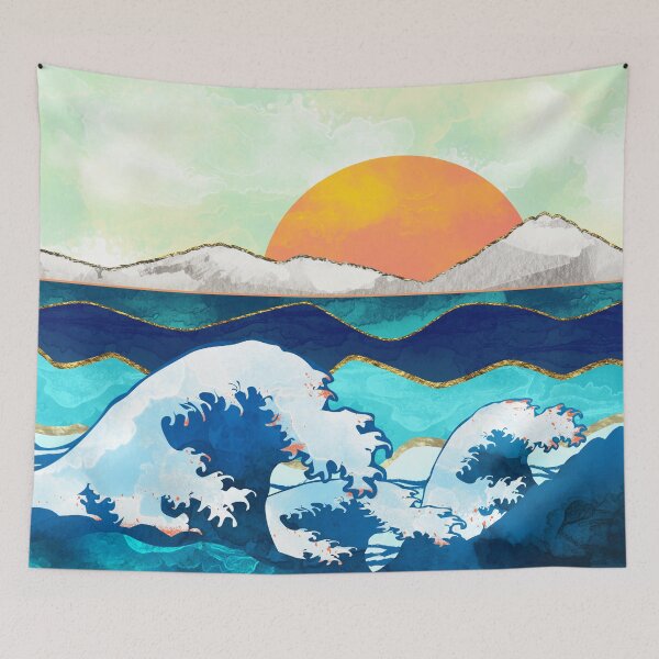 Item preview, Stormy Waters designed and sold by spacefrogdesign.