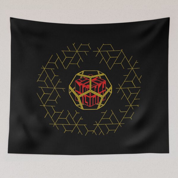 Item preview, Dodecahedron Yellow&Red designed and sold by createVisions.