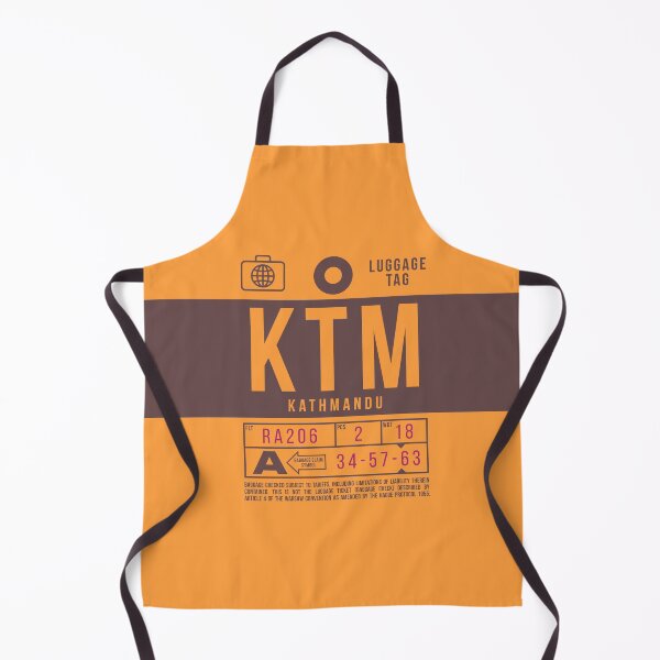 Artikelvorschau, Luggage Tag B - KTM Kathmandu Nepal entworfen und verkauft von VoodooCircus.