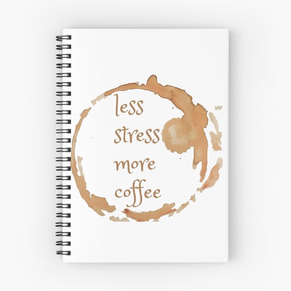Item preview, Less Stress More Coffee l coffee lover l I Need Coffee l Extra Large Coffee Lover designed and sold by kpluslk.
