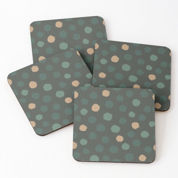 Item preview, Polka dot seamless pattern : black, green, pink designed and sold by Maygetsu.