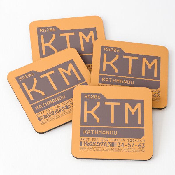 Artikelvorschau, Luggage Tag C - KTM Kathmandu Nepal entworfen und verkauft von VoodooCircus.
