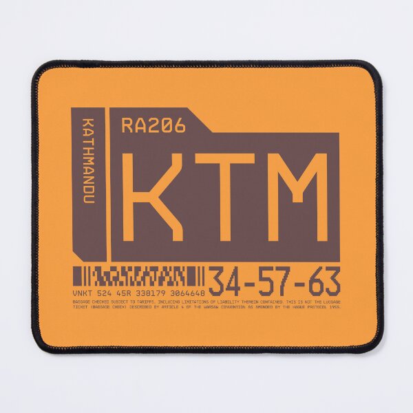 Item preview, Luggage Tag C - KTM Kathmandu Nepal designed and sold by VoodooCircus.