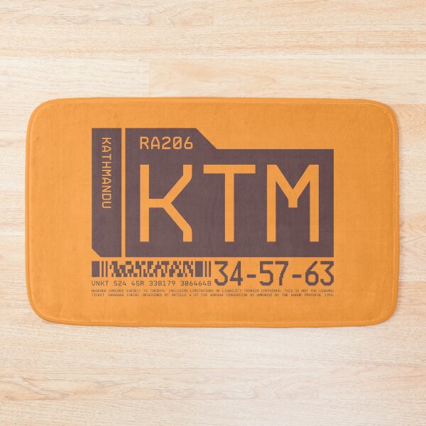 Artikelvorschau, Luggage Tag C - KTM Kathmandu Nepal entworfen und verkauft von VoodooCircus.