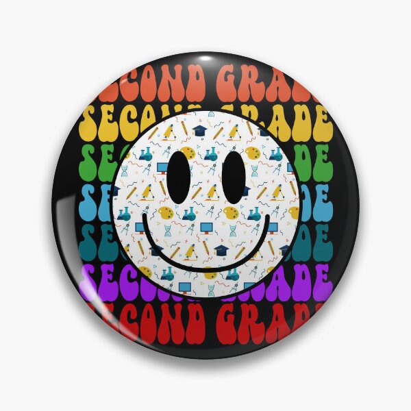 Item preview, Second Grade Happy Face Teacher Happy Face Student Gear designed and sold by DynamicDesign.