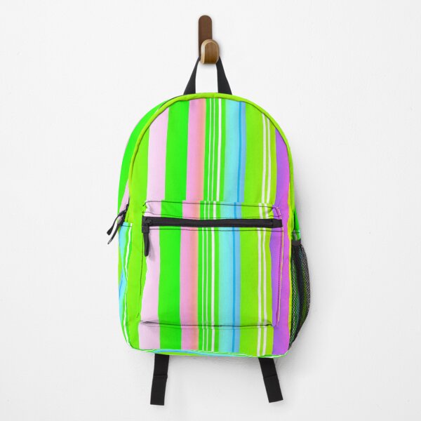 Item preview, Lime green multicolor stripes | lime green color combination designed and sold by lausn.