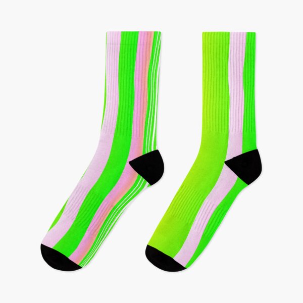 Item preview, Lime green multicolor stripes | lime green color combination designed and sold by lausn.