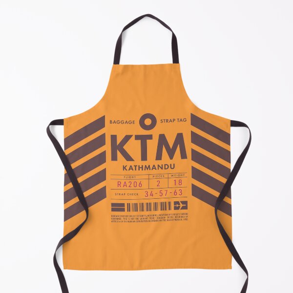 Artikelvorschau, Luggage Tag D - KTM Kathmandu Nepal entworfen und verkauft von VoodooCircus.