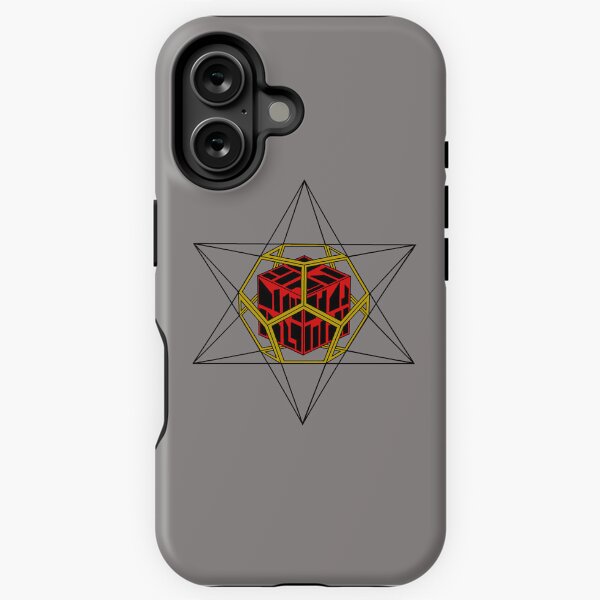 Item preview, Dodecahedron Yellow&Red Stand Alone Complex designed and sold by createVisions.