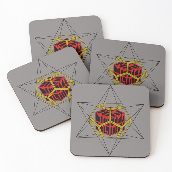 Item preview, Dodecahedron Yellow&Red Stand Alone Complex designed and sold by createVisions.