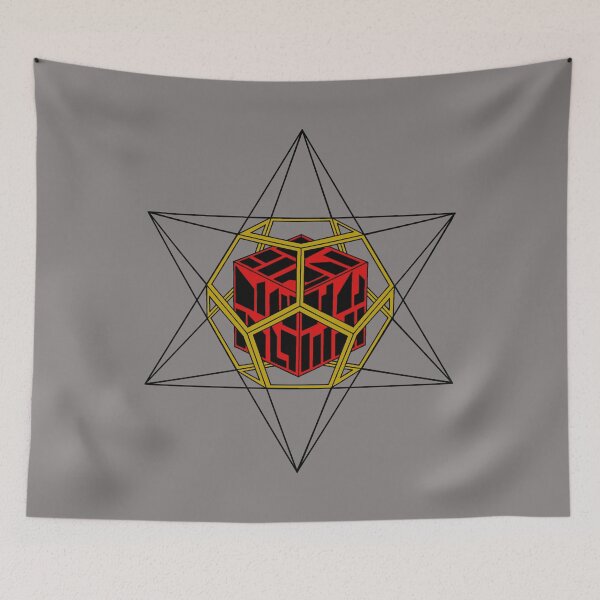 Item preview, Dodecahedron Yellow&Red Stand Alone Complex designed and sold by createVisions.