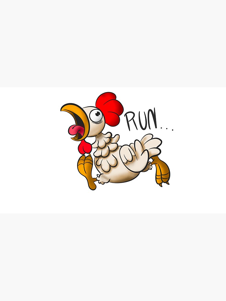 Running Chicken Meme Baseballmütze