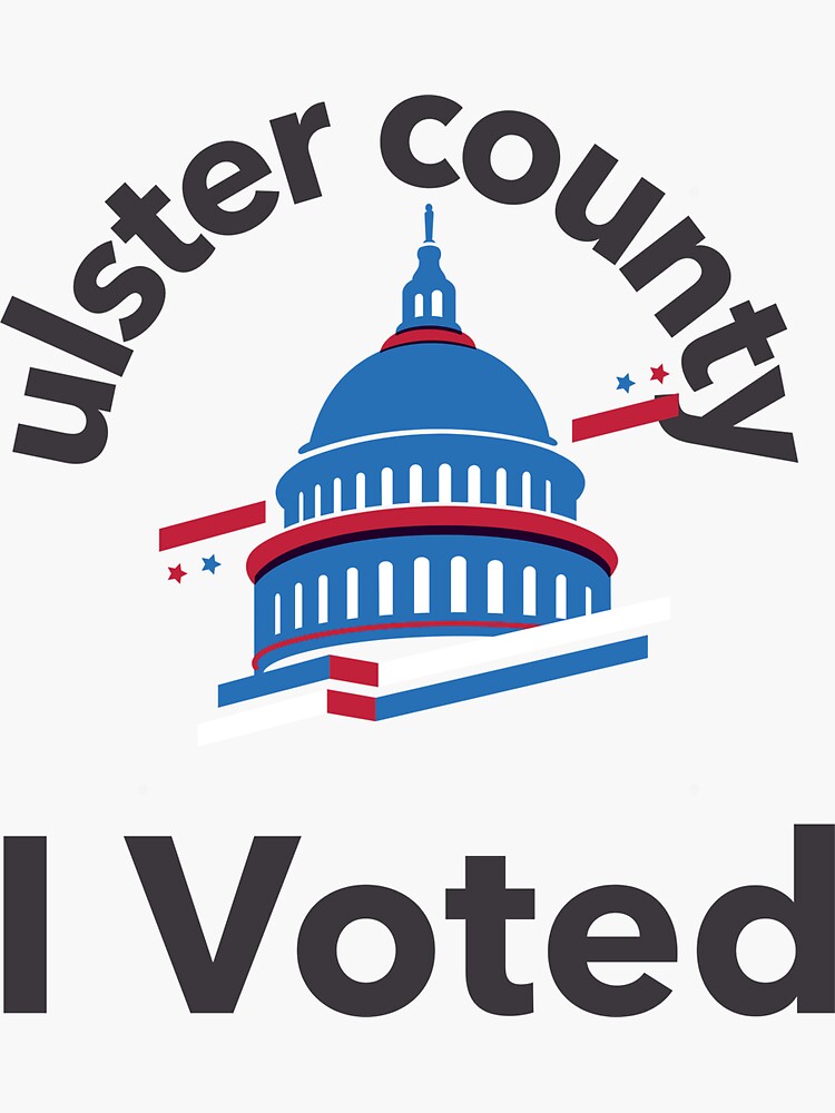 "hudson rowan Ulster County I Voted ulster election 2022" Sticker
