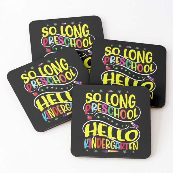 Item preview, So Long Preschool Hello Kindergarten designed and sold by csoDesign.