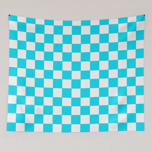 Item preview, Light Blue Checkered Pattern designed and sold by theprintedclub.
