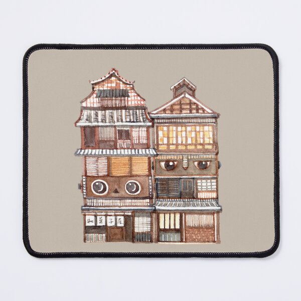 Item preview, Cute Kyoto Houses  designed and sold by Leafbear Studio.
