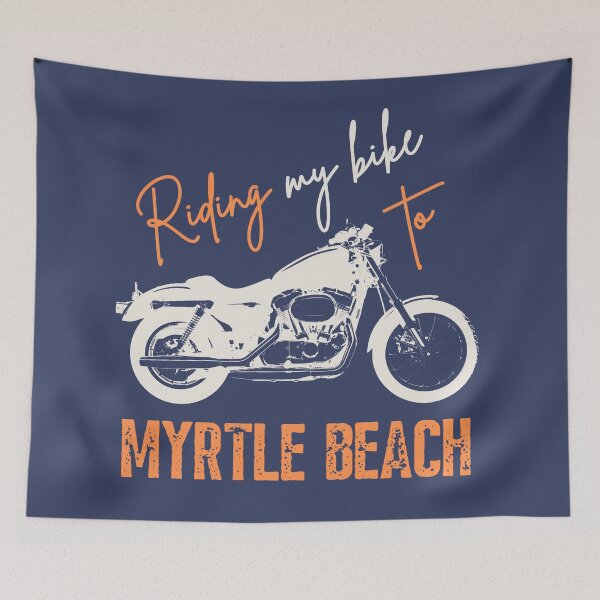 Item preview, Riding My Bike To Myrtle Beach designed and sold by trendingatees.