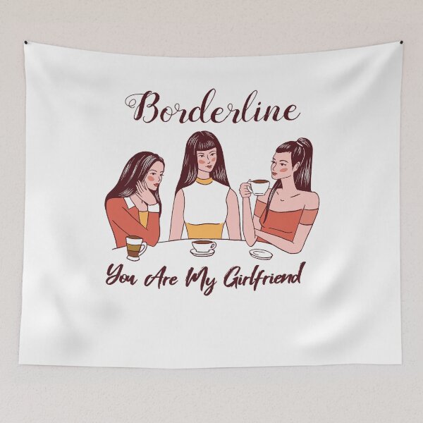 Item preview, For Birthday Men Women Visit Borderline Cute Photographic designed and sold by Cheryllonda.