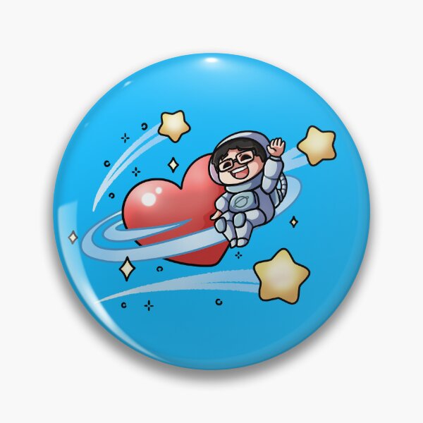 Item preview, Starry Heart (Sky Blue) designed and sold by ExoPlanetTV.